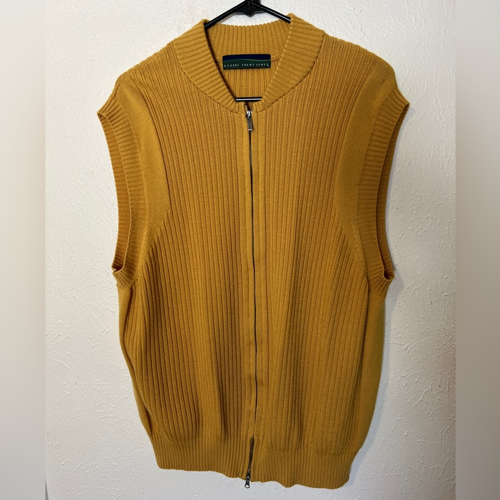 Men’s Robert Trent Jones Wool Golf Zip Up Vest